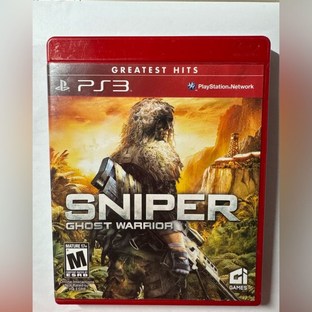 Sniper: Ghost Warrior (Greatest Hits), 2011, PlayStation 3 PS3 - CIB With Manual
